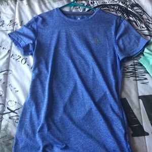 Blue Adidas Workout Top